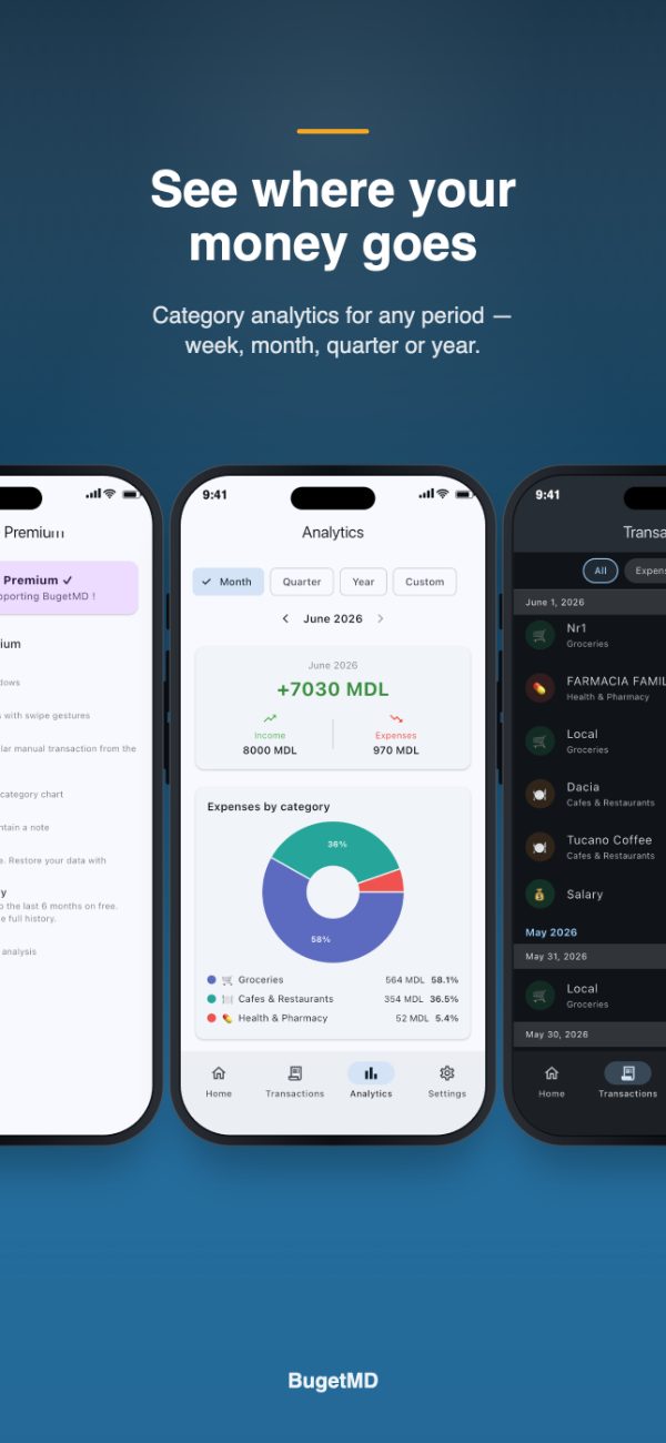 BugetMD screenshot 2